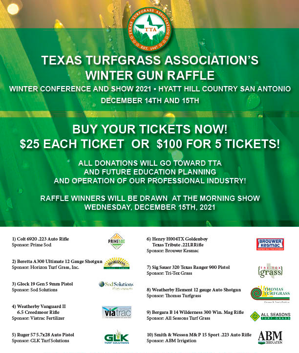 2021 Winter Conference Texas Turfgrass Association